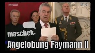 Maschek  Angelobung Faymann II  WÖ237 [upl. by Anav]