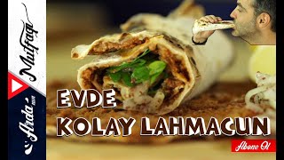 Evde Kolay Lahmacun Nasıl Yapılır  Lahmacun Tarifi  Ardanın Mutfağı [upl. by Auqinehs]