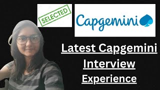 Capgemini Latest Interview Experience  Interview Questions amp Answers 🔥🔥 [upl. by Oravla401]