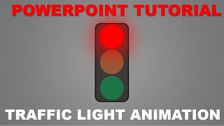 Powerpoint tutorial  traffic light animation [upl. by Helen]