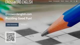 Crossword English  free daily ESL crossword puzzles [upl. by Lankton546]