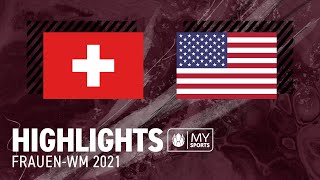 Schweiz vs USA 03 – Highlights FrauenWM [upl. by Inasah]