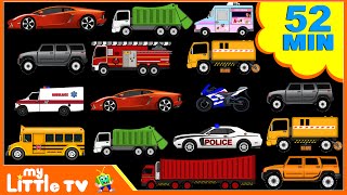 Street Vehicles  Car Wash Videos  Nursery Rhymes Plus Lots More  My Little TV [upl. by Eita]