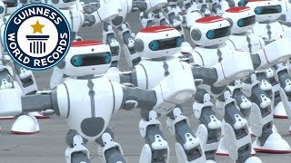 Massive robot dance  Guinness World Records [upl. by Ynaoj]