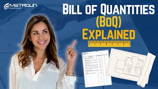 Bill of Quantities Explained [upl. by Arden]