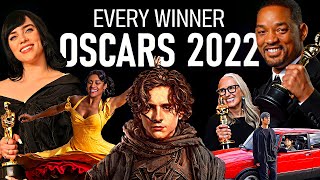 OSCARS 2022  Every Winner  TRIBUTE VIDEO [upl. by Fitzgerald]