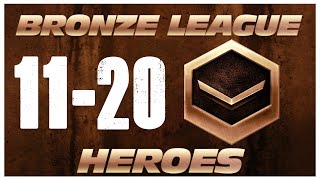 BRONZE LEAGUE HEROES  Episodes 1120  StarCraft 2  Husky [upl. by Nayhr]