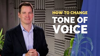 How to Change Tone of Voice [upl. by Ahsuat]