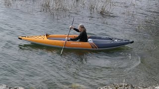 AirKayaks Aquaglide Deschutes 130 Inflatable Kayak [upl. by Bratton]