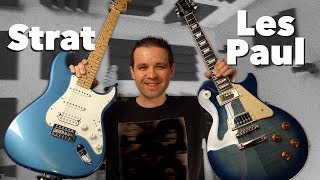 FENDER STRATOCASTER VS EPIPHONE LES PAUL  Which Guitar is For You [upl. by Inez]