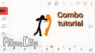 How to animate a Stick fight combo on FlipaClip [upl. by Eisiam]