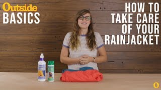 How to ReWaterproof Your Rainjacket  Outside [upl. by Egag]