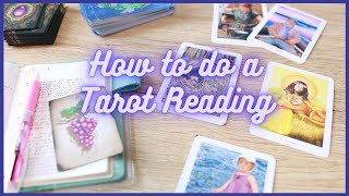 Step by step guide to how to read tarot cards  HOW TO DO A TAROT READING FOR YOURSELF [upl. by Htebaile]