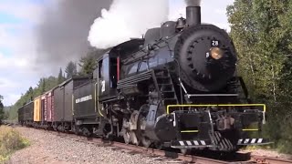 Lake Superior Railroad Museum Steam Train [upl. by Miehar]