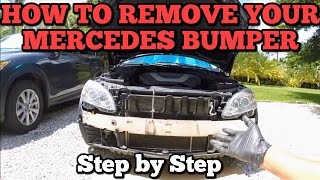 How to Remove Your Mercedes Bumper [upl. by Therese]