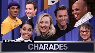 Tonight Show Charades with Saoirse Ronan Alessia Cara Ewan McGregor and More [upl. by Eltsyek455]