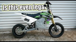 INSANE UPGRADE  Electro amp Co Razor Dirt Bike Review [upl. by Kiker]