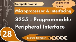 Programmable Peripheral Interface 8255 Basics Control Signals Block Diagram Control word amp Modes [upl. by Weidar]