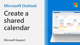 How to create a shared calendar in Outlook  Microsoft [upl. by Iila]