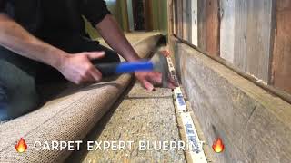 🔥 How To Stretch Loose Carpet 🔥 [upl. by Okimuk]