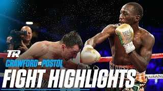 Terence Crawford vs Viktor Postol  Highlights [upl. by Brandie]