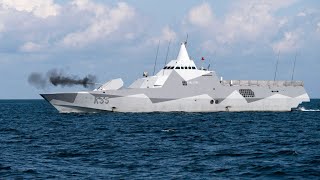 Visby Class Corvettes  Worlds Most Powerful And Fastest Corvette From Swedish Navy shorts [upl. by Mallen]