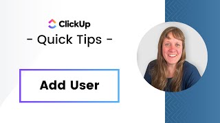 ClickUp How To Add User [upl. by Yeleak]