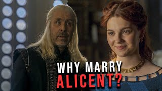 Why King Viserys Chooses To Marry Alicent Hightower [upl. by Lesslie490]