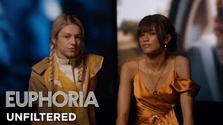 euphoria  unfiltered zendaya and hunter schafer on rue and jules  HBO [upl. by Rooney]