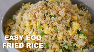 5 Minutes EASY Egg Fried Rice [upl. by Gnehp464]