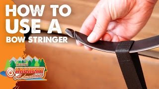 how to use a bow stringer Archery [upl. by Lazor]