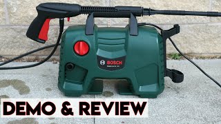 Bosch EasyAquatak 120 High Pressure Washer Review amp Demonstration [upl. by Matelda979]