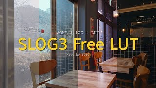 SLog3 FREE LUTs  Three SLog3 LUTs are included [upl. by Natala71]