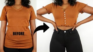 Easy DIYs To Upgrade Your Old TShirts [upl. by Nosmas]