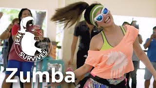 Jen Survives Zumba  Jennylyn Mercado [upl. by Bonnee]