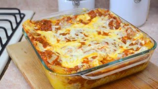 COMO HACER LASAGNA LASAÑA MUY FACIL  Recién Cocinados [upl. by Malha]