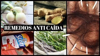 Remedios para la caída del cabello  DIY [upl. by Teplitz441]