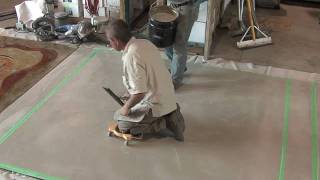 Concrete Overlays  Microtopping Application [upl. by Rehptosirhc84]