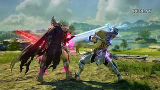 Soul Calibur 6  Nightmare vs Siegfried Gameplay 1080p 60fps [upl. by Barron426]