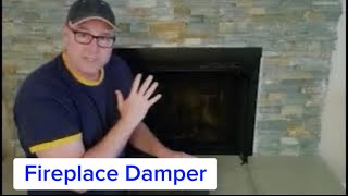 How to Open a Fireplace Damper [upl. by Scever]