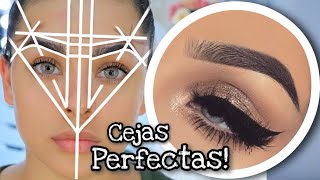 CEJAS PERFECTAS DISEÑO DEPILACION Y MAQUILLAJE  PARA TODA FORMA DE ROSTRO [upl. by Aidin215]