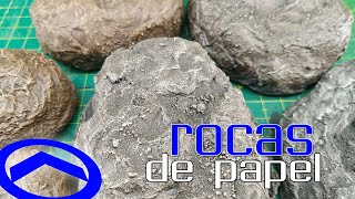 Como hacer Rocas con Papel [upl. by Adaval]