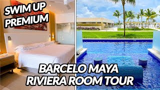 BARCELO MAYA RIVIERA ROOM TOUR SWIM UP PREMIUM LEVEL  Mayan Riviera Mexico [upl. by Ellerred]