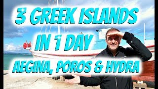 Aegina Poros amp Hydra  3 Greek Islands in 1 Day Cruise [upl. by Gottuard]