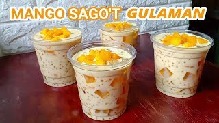 Mango Sagot Gulaman Recipe  How to Make Mango Sagot Gulaman [upl. by Aihcsrop]