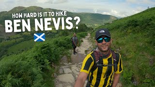 HOW HARD is hiking BEN NEVIS via the TOURIST PATH The Mountain Track Scotland 🏴󠁧󠁢󠁳󠁣󠁴󠁿 [upl. by Fionnula]