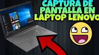 Como hacer una CAPTURA DE PANTALLA en LAPTOP LENOVO 2021 FÁCIL [upl. by Neeluqcaj134]