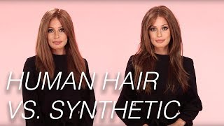 Human Hair or Synthetic Hair  Wigs 101 [upl. by Ainecey601]