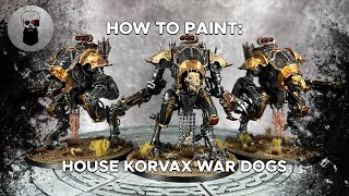 Contrast How to Paint House Korvax War Dogs [upl. by Icak]