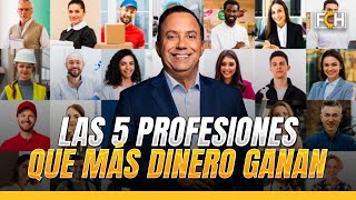 Las 5 profesiones que más dinero ganan [upl. by Glenine]